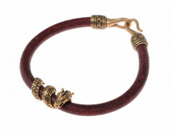 Drachen-Armband - Braun / Bronze