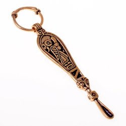 Viking ear spoon replica - bronze