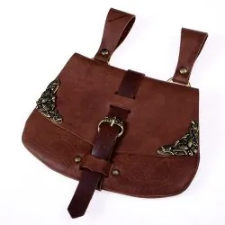 Medieval belt pouch - back side