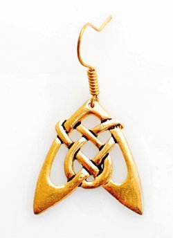Earring celtic arrow - bronze