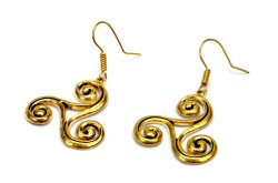 Celtic Earrings Triskel