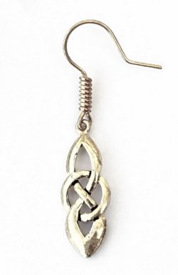 Celtic Earring - silver plated