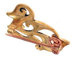 Roman duck brooch - Rckseite