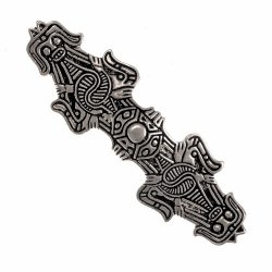 Equal-armed brooch - silver-plated