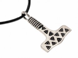 Thor's Hammer - silver plated
