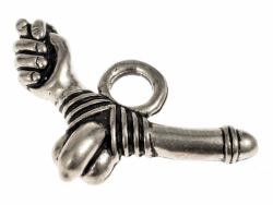 Roman Fascinum replica - silver