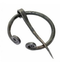 Viking ring brooch made of iron
