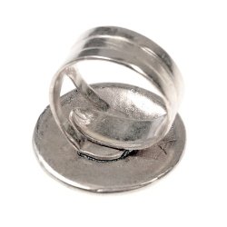 Finger ring - silver plated