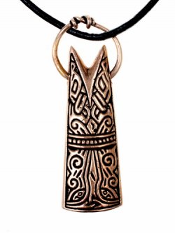 Fishtail pendant of the Viking Age