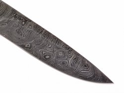 Damascus knife blade - detail