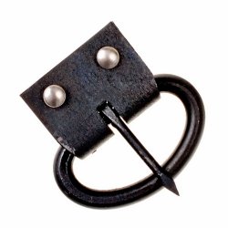 Hand forged iron buckle