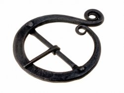 Forged iron buckle in Elven style
