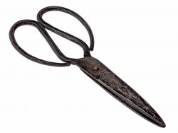 Medival fabric scissors replica