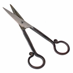 Hand forged medival scissors 