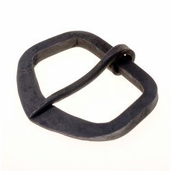 Hand forged iron buckle