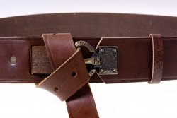 Early medieval belt - brown