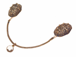 Viking brooch chain - bronze