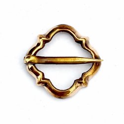 Medieval annular brooch - bronze