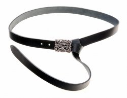 Larp-Belt in germanic style - black