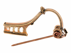 Rollenkappen-Fibel Replik - offen
