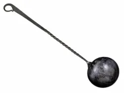 Iron ladle of the Middle Ages