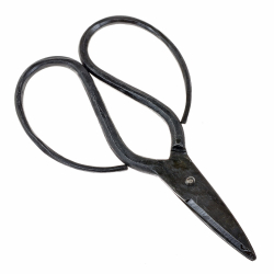 Hand-forged medieval scissors