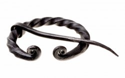 Twisted Viking penannular brooch