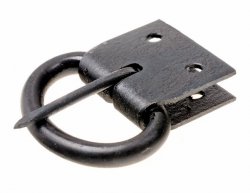 Hand forged Medieval iron buckle