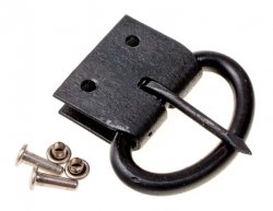 Medieval buckle with riveted fitting