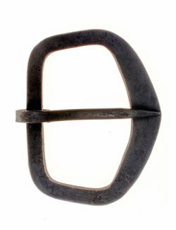 Hand forged iron buckle