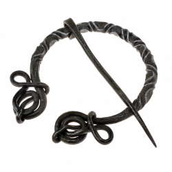 Wikinger-Fibel mit geknoteten Enden