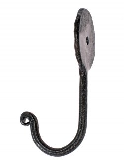 Hand forged iron wall hook 