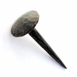 Hand forged iron nail replica