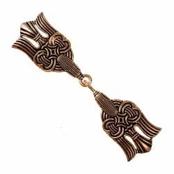 Raven garment clasp - bronze