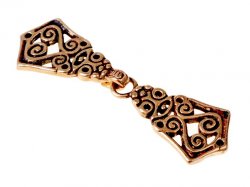 Avar garment clasp - bronze