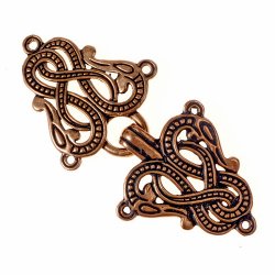 Viking-clasp with Midgard Serpents