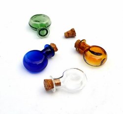 Glass Vial - round