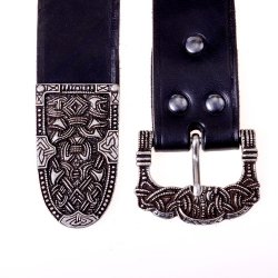Buckle and strap end from Gokstad