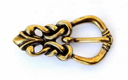 Gotland belt buckle - brass colour