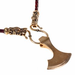 Viking necklace with bearded axe