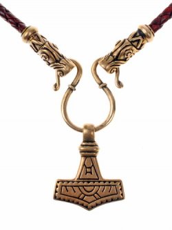  Thorshammer-Halskette - Bronze