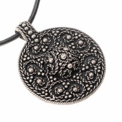 Granulation amulet - silver