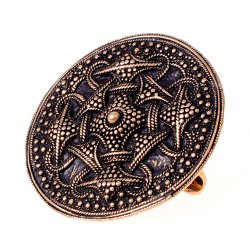Viking disc brooch replica - bronze