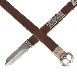 Alemannischer G�rtel - braun / silber