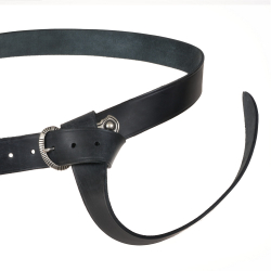 Merowinger-G�rtel - schwarz / silber