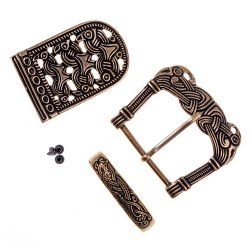 Viking belt set - brass