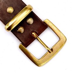 Classic leather belt - 4 cm