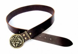 Belt Irish Celtic dogs - brown