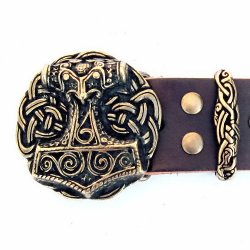 Mjoelnir buckle belt - brown