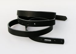 Medieval belt blank - black